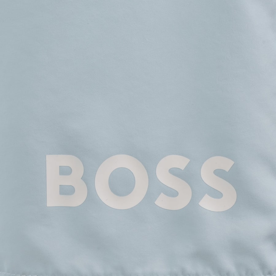 Image number 4 for BOSS Starfish Swim Shorts Light Blue