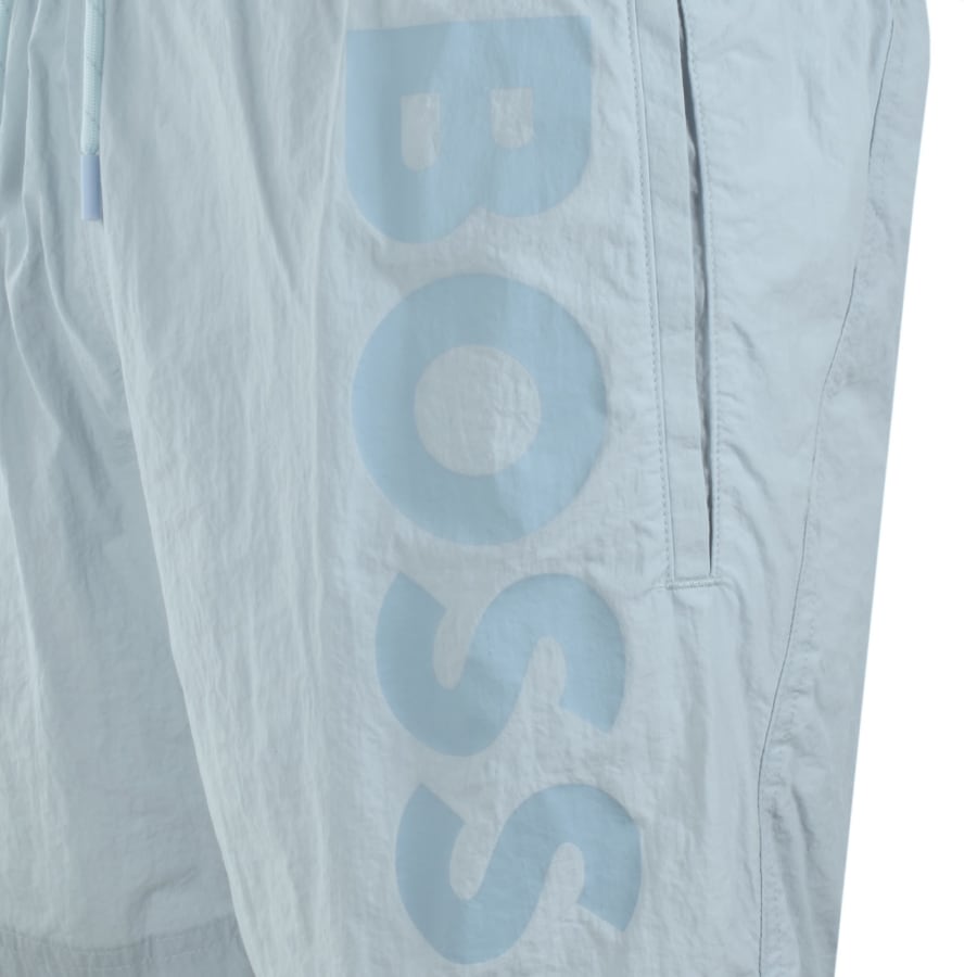 Image number 3 for BOSS Octopus Swim Shorts Light Blue