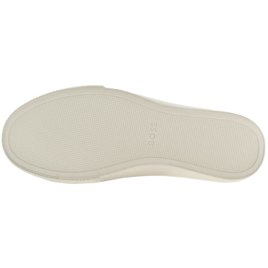 Image number 5 for BOSS Aiden Tennis Trainers Light Beige