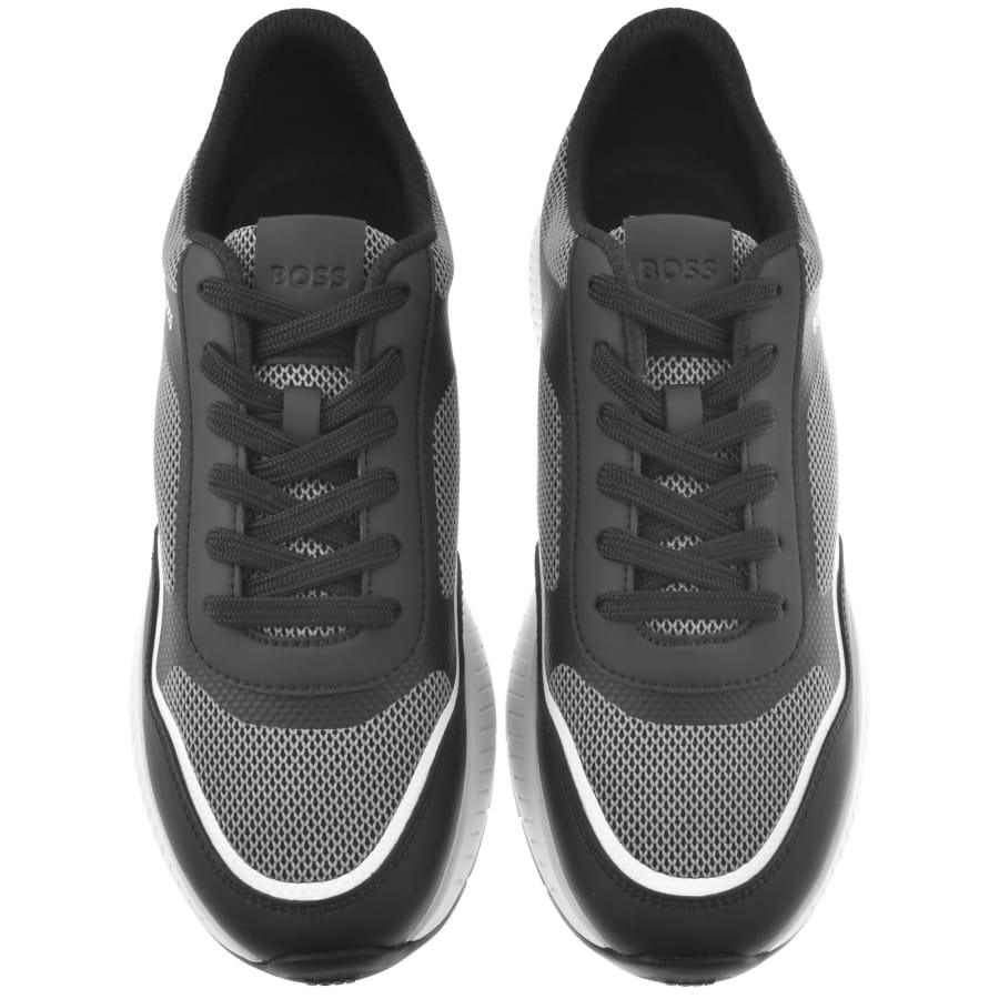 Image number 3 for BOSS Titanium Runner Trainers Grey