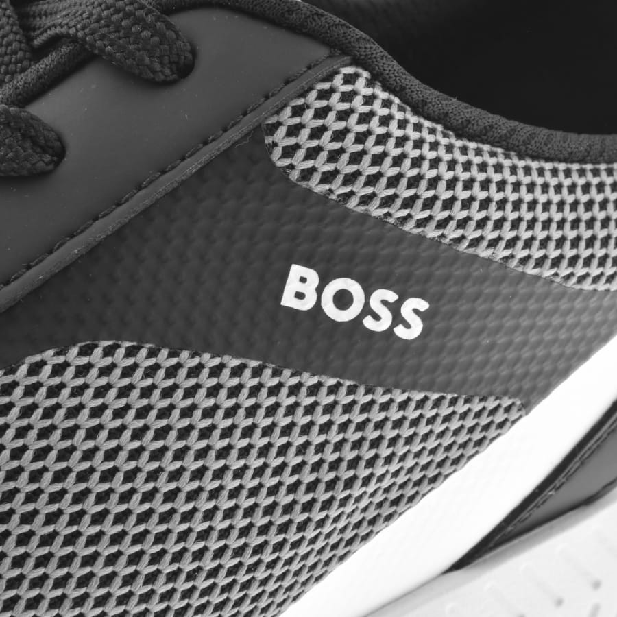 Image number 4 for BOSS Titanium Runner Trainers Grey