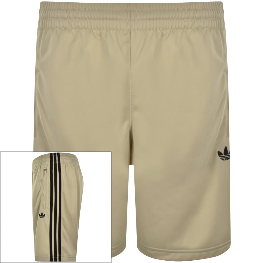 Image number 1 for adidas Originals Firebird Shorts Stone Khaki