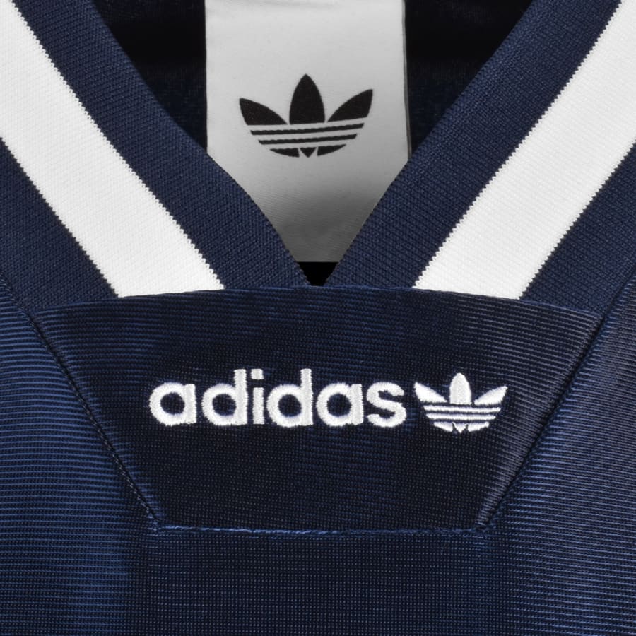 Image number 3 for adidas Originals Jersey T Shirt Night Indigo Navy
