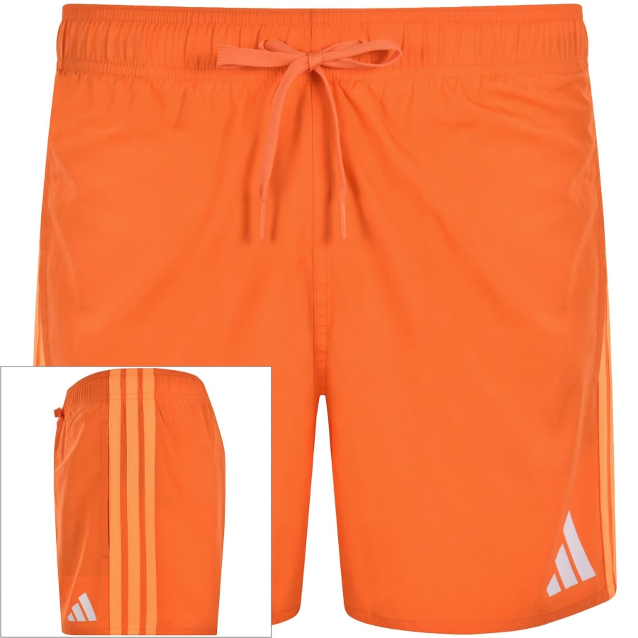 Image number 1 for adidas Sportswear 3 Stripes Shorts Orange