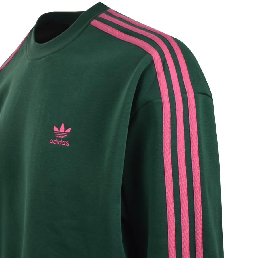 Image number 4 for adidas Originals Oversized Sweatshirt Green