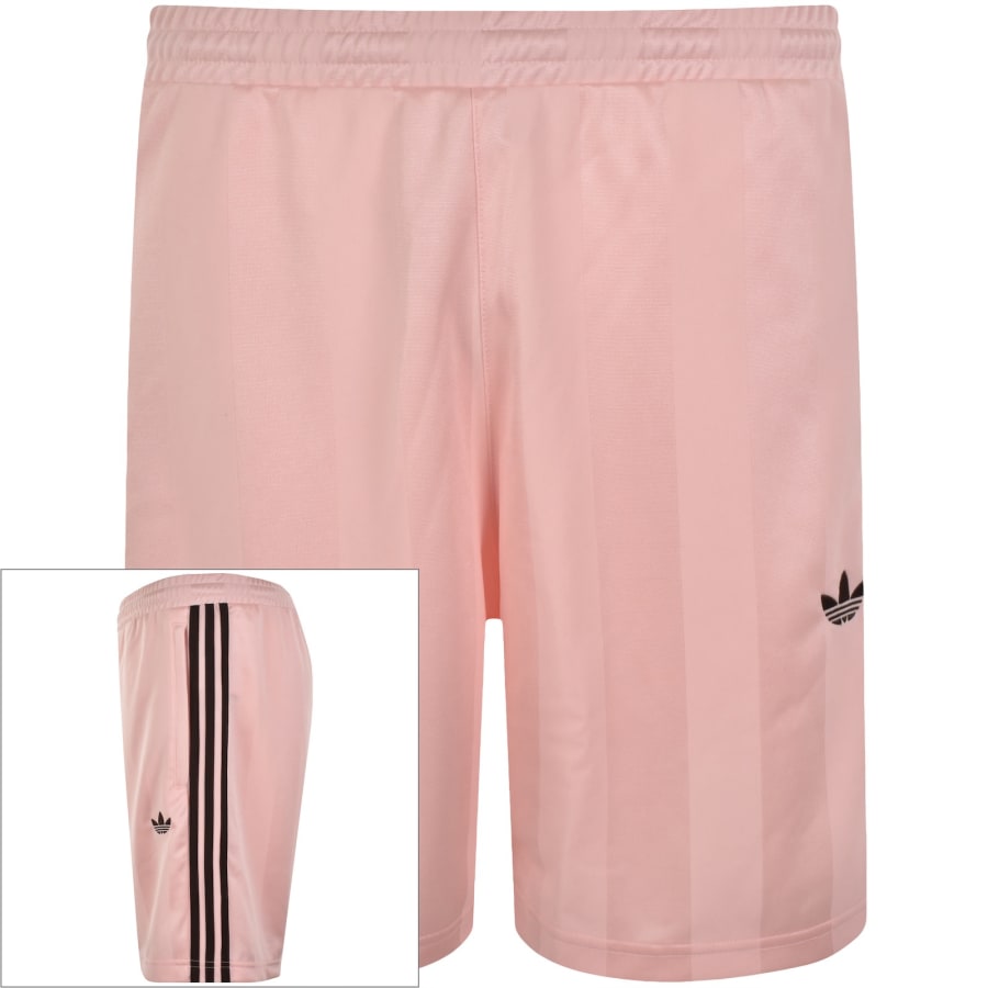 Image number 1 for adidas Three Stripes Shorts Pink