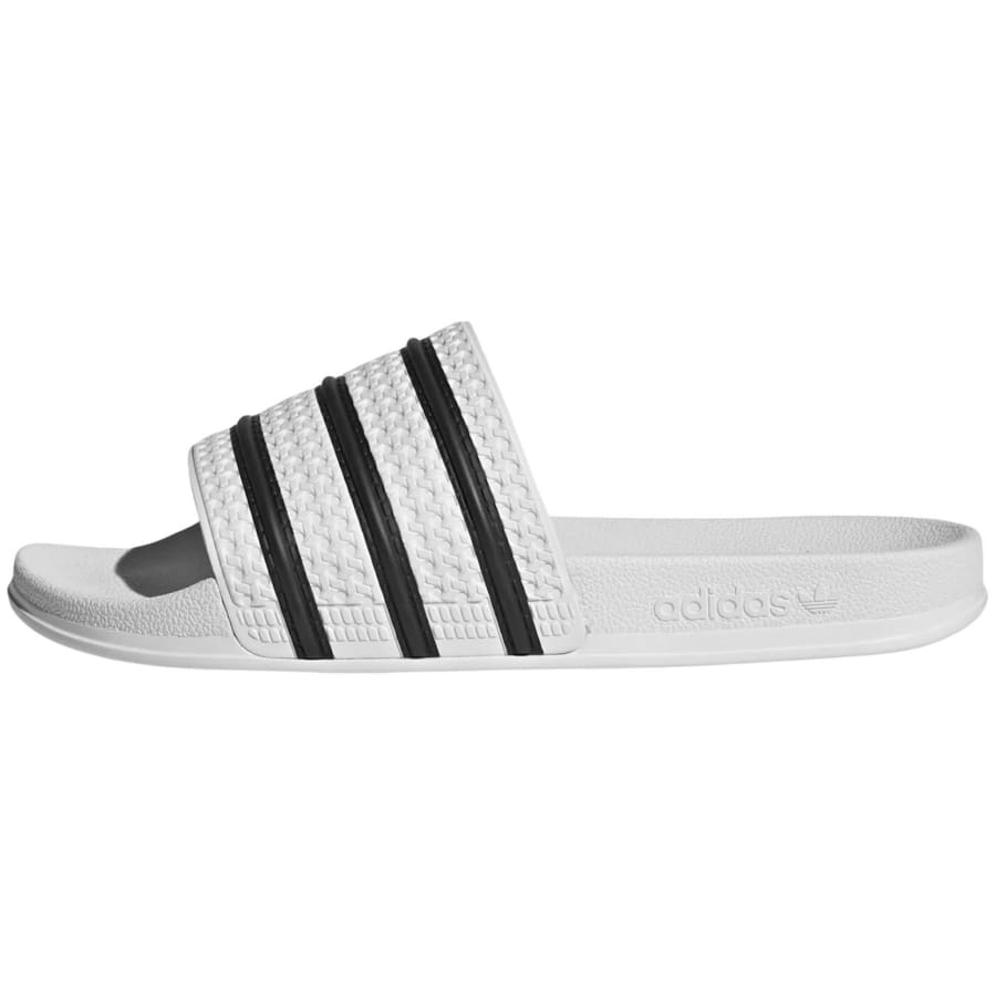 Image number 2 for adidas Originals Adilette Sliders White