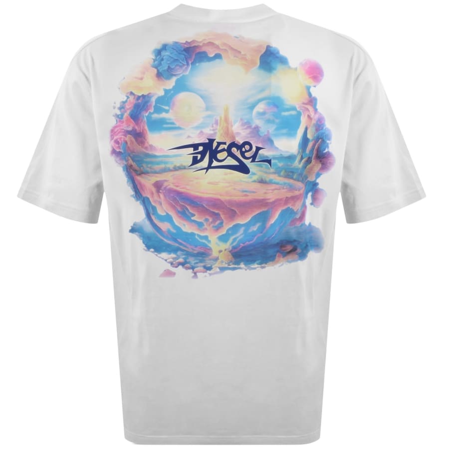 Image number 5 for Diesel T Boggy V5 T Shirt White