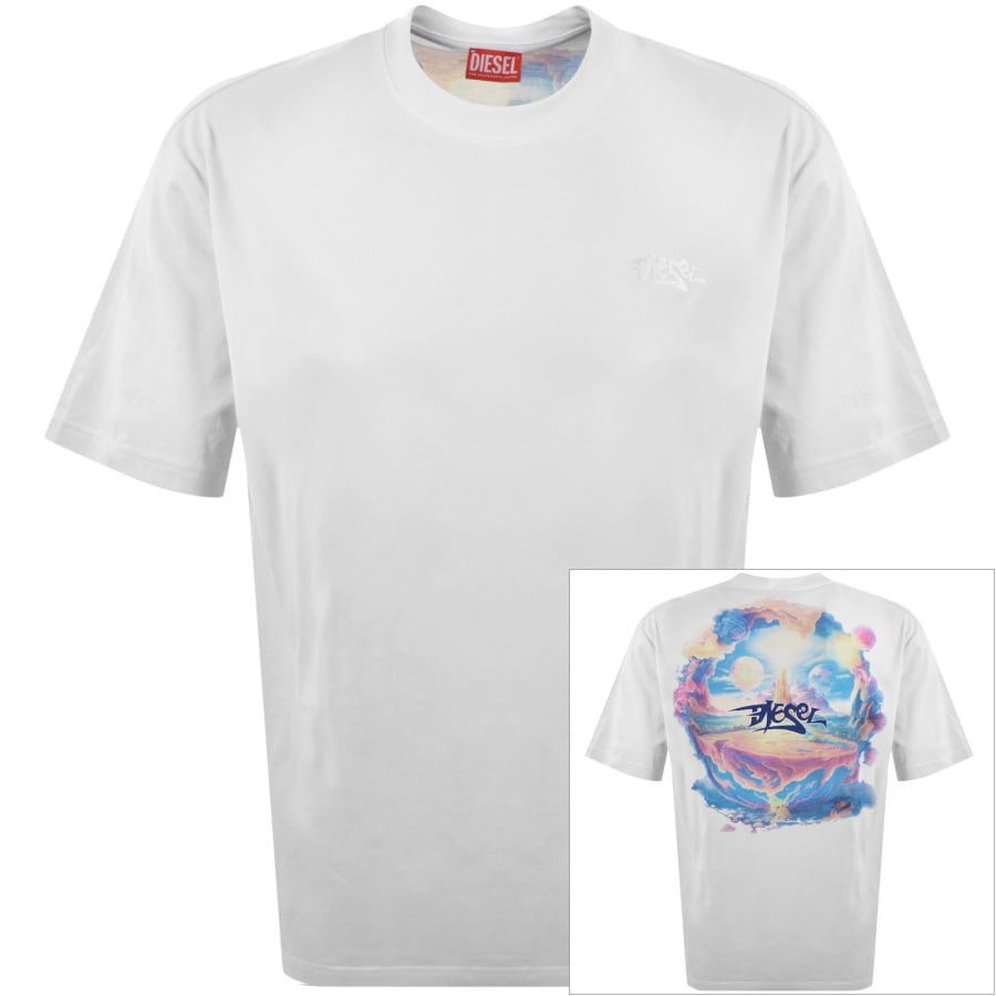 Image number 1 for Diesel T Boggy V5 T Shirt White