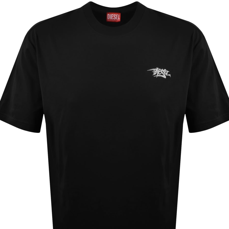 Image number 3 for Diesel T Boggy V5 T Shirt Black