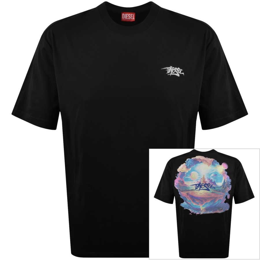 Image number 1 for Diesel T Boggy V5 T Shirt Black