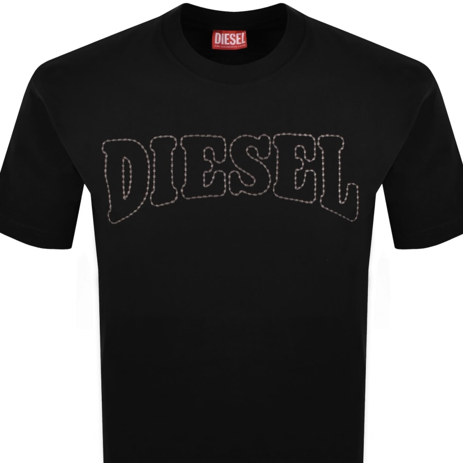 Image number 2 for Diesel T Norm V10 T Shirt Black