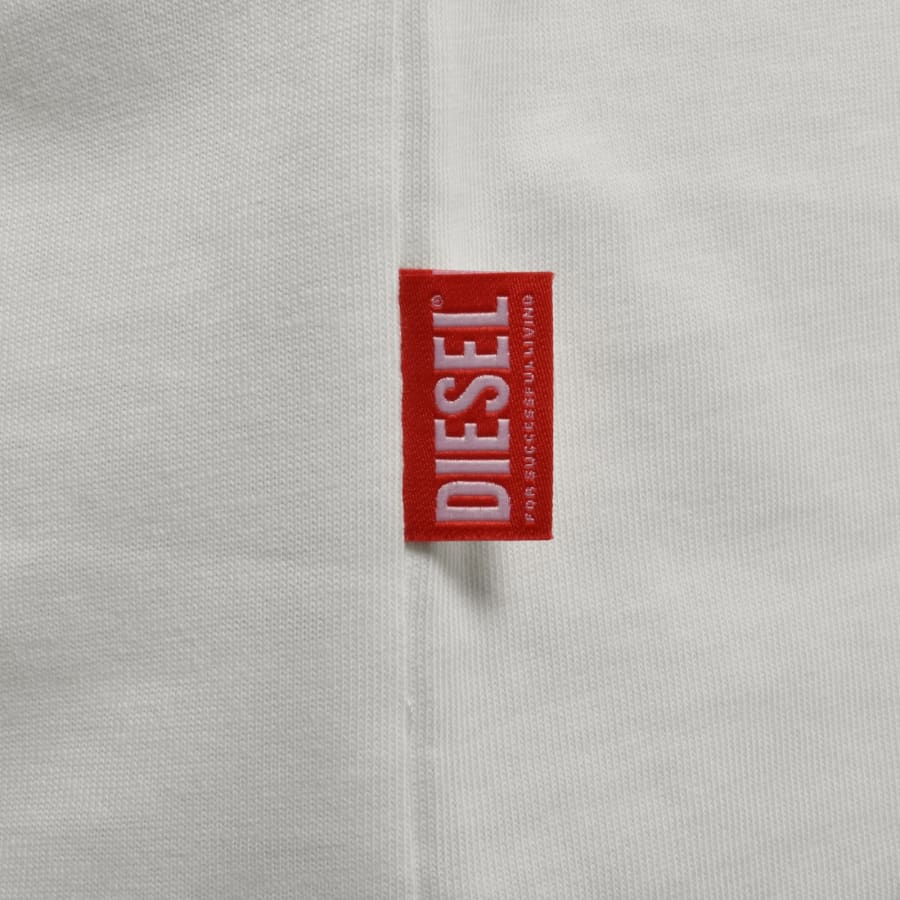 Image number 4 for Diesel T Norm V16 T Shirt White