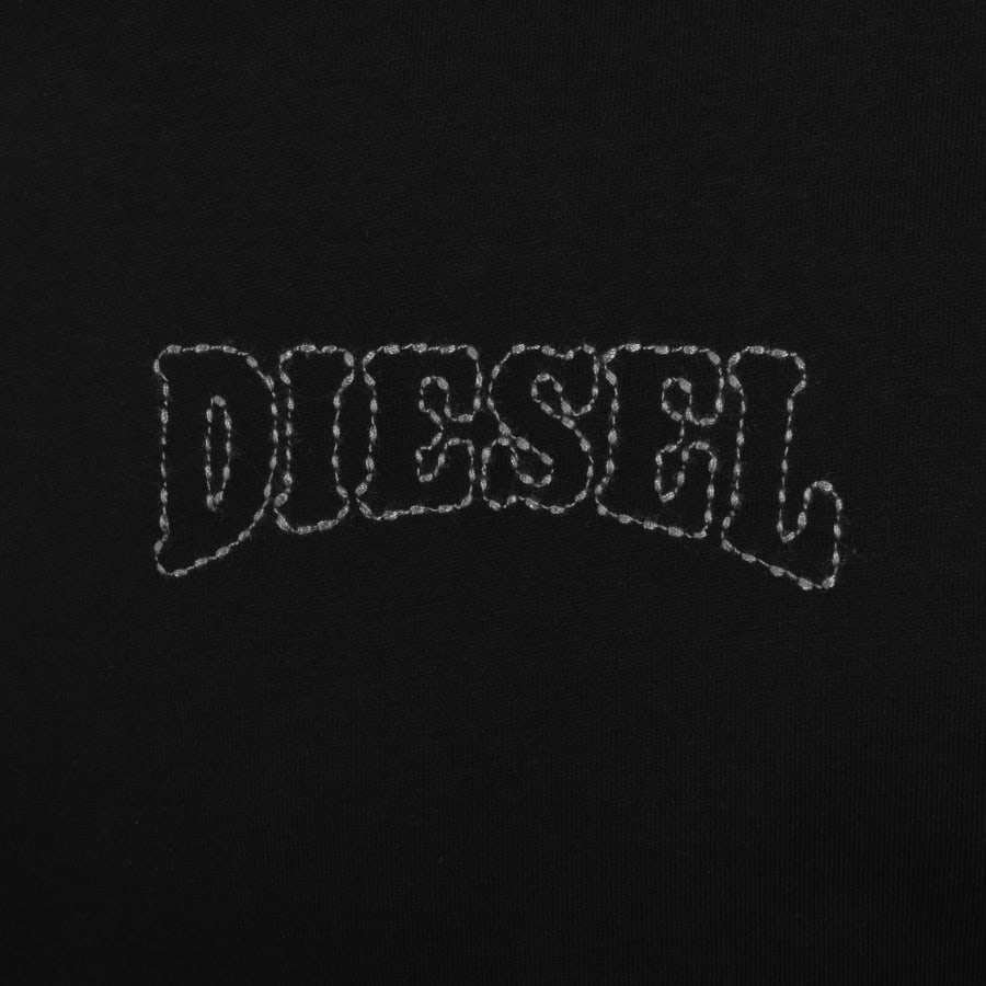 Image number 3 for Diesel T Norm V16 T Shirt Black