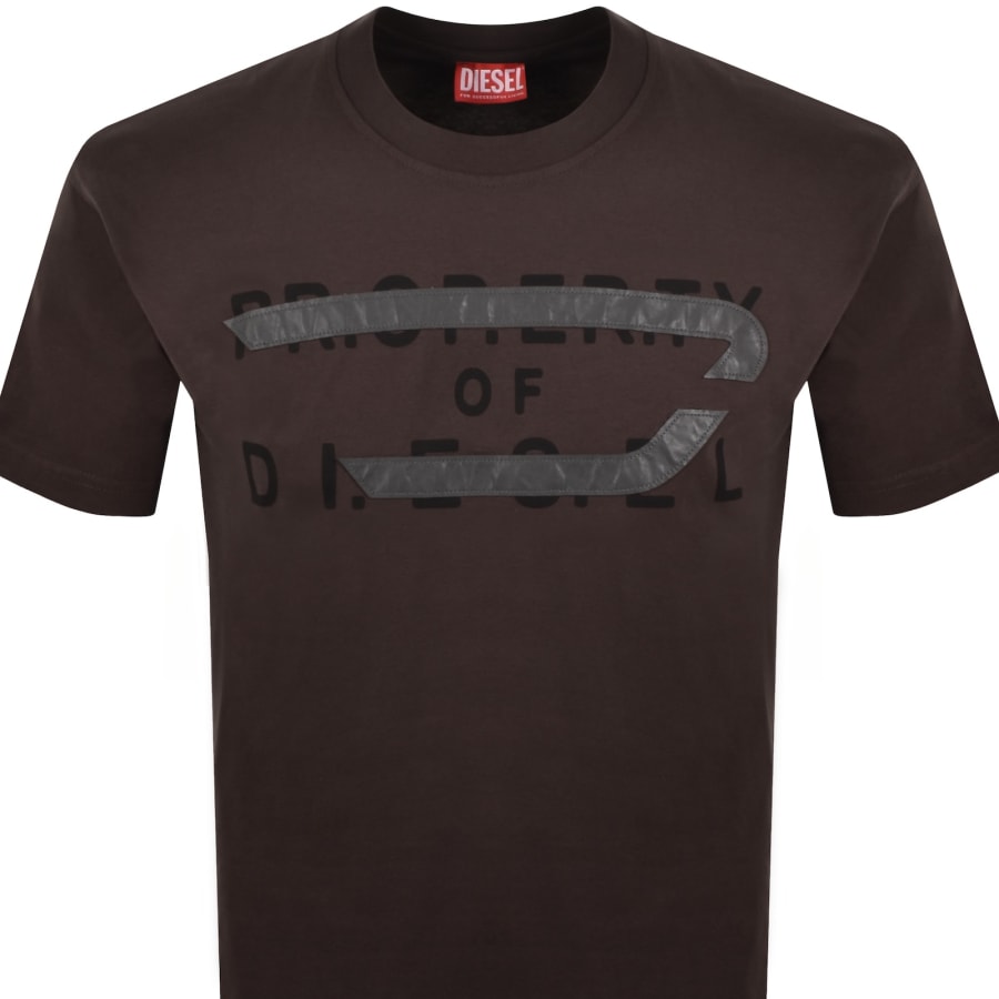 Image number 2 for Diesel T Norm V11 T Shirt Brown