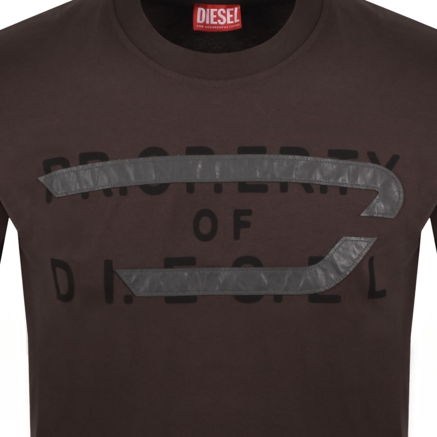 Image number 3 for Diesel T Norm V11 T Shirt Brown