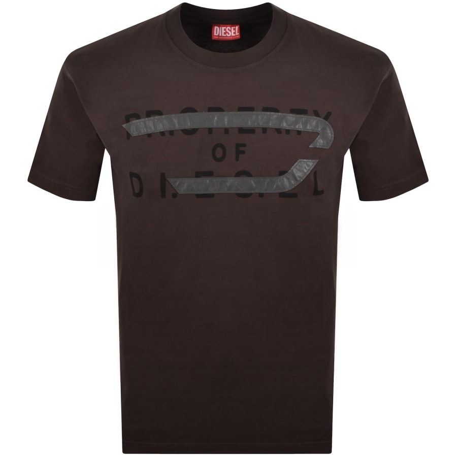 Image number 1 for Diesel T Norm V11 T Shirt Brown