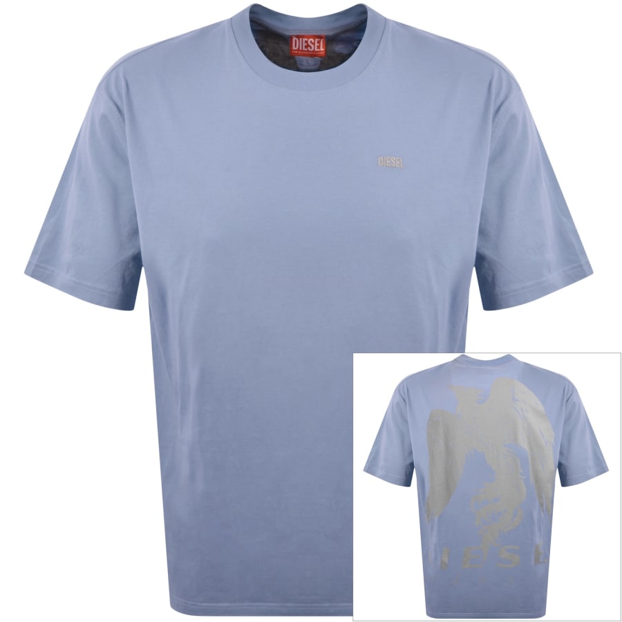 Image number 1 for Diesel T Boggy V3 T Shirt Blue