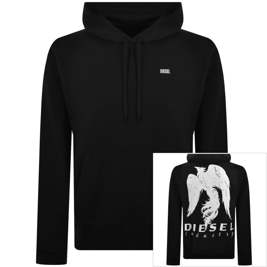 Image number 1 for Diesel S Macs Hoodie Black