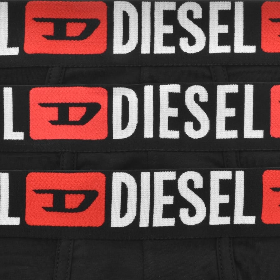 Image number 3 for Diesel Underwear Damien 5 Pack Boxer Trunks Black