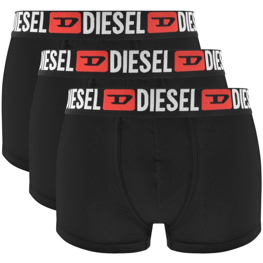 Image number 1 for Diesel Underwear Damien 5 Pack Boxer Trunks Black