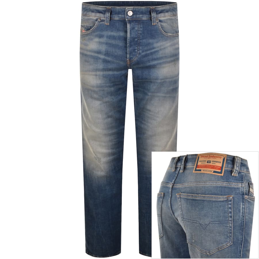Image number 1 for Diesel 1993 D Vyl Jeans Mid Wash Blue