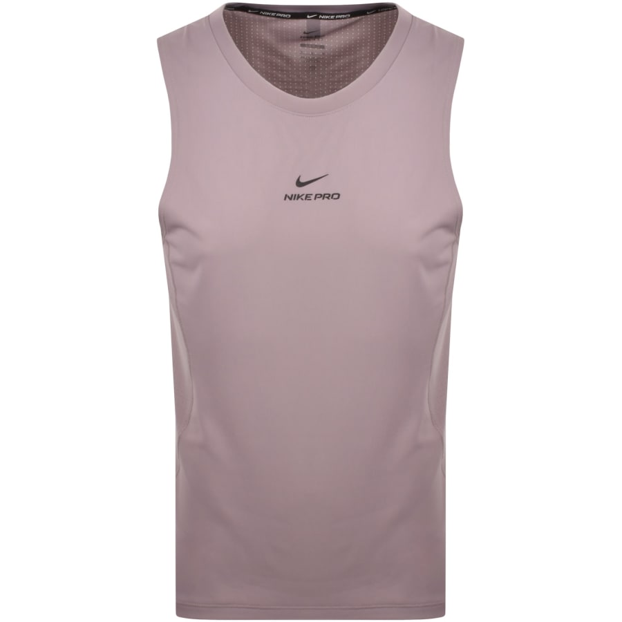 Image number 1 for Nike Pro Dri Fit Logo Vest Light Purple