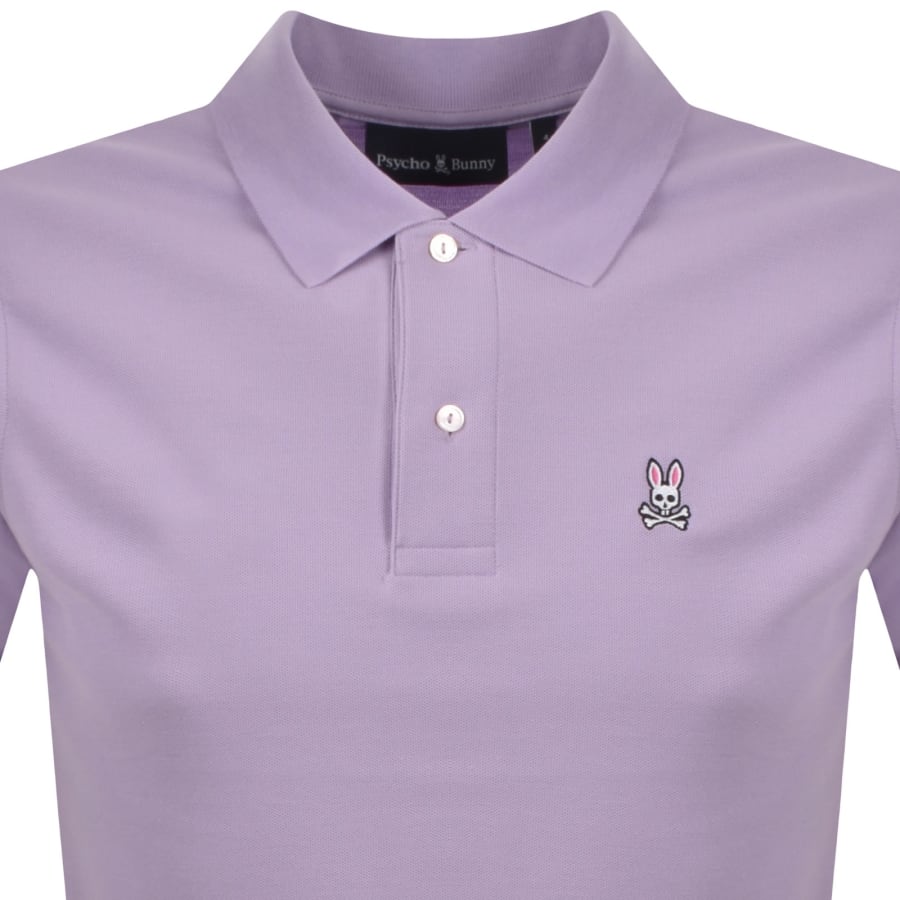 Image number 2 for Psycho Bunny Classic Polo T Shirt Purple