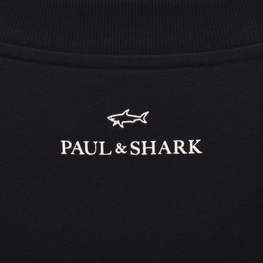 Image number 4 for Paul And Shark X-Soft Logo Sweatshirt Navy