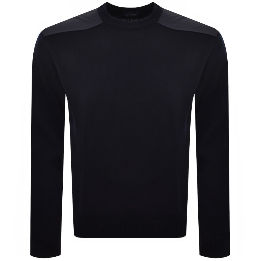 Image number 2 for Paul And Shark Typhoon Knit Jumper Navy
