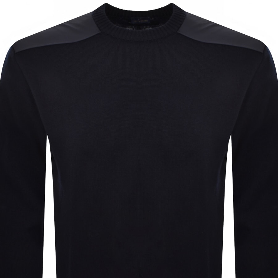 Image number 3 for Paul And Shark Typhoon Knit Jumper Navy