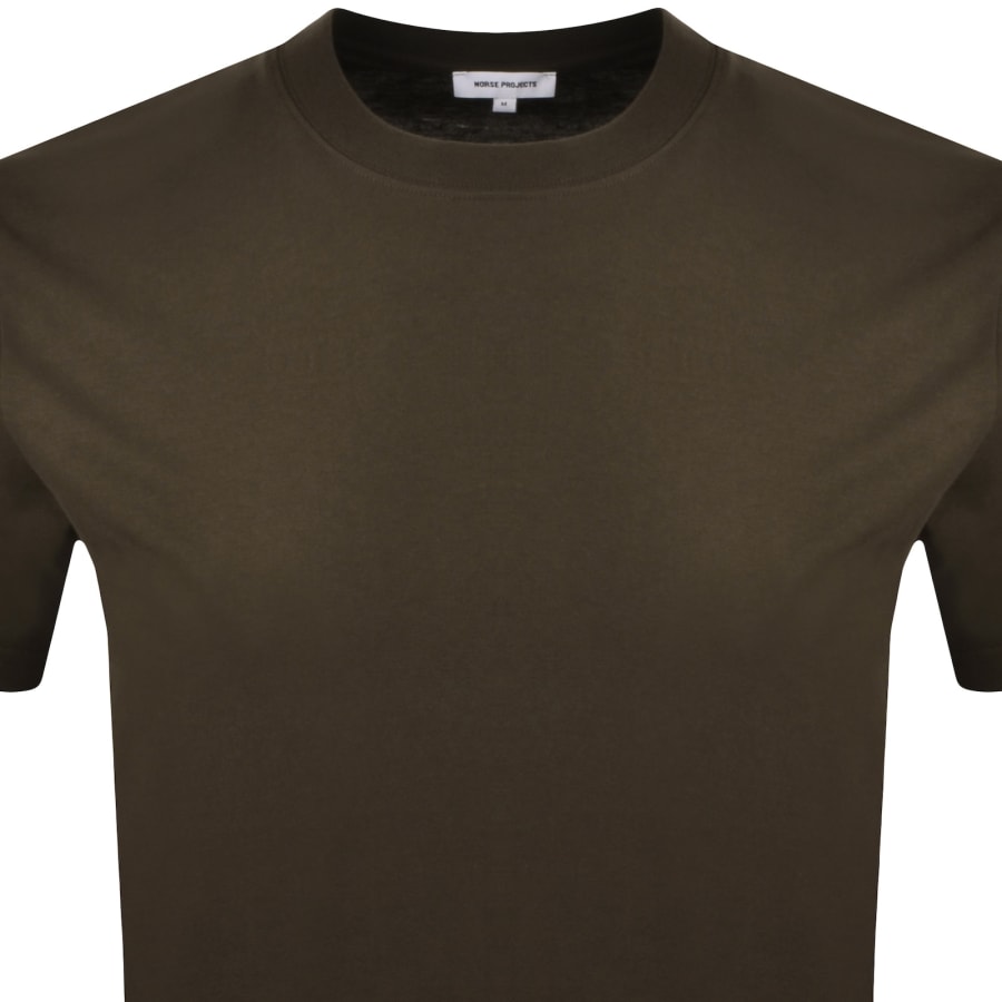 Image number 3 for Norse Projects X BST Print T Shirt Brown