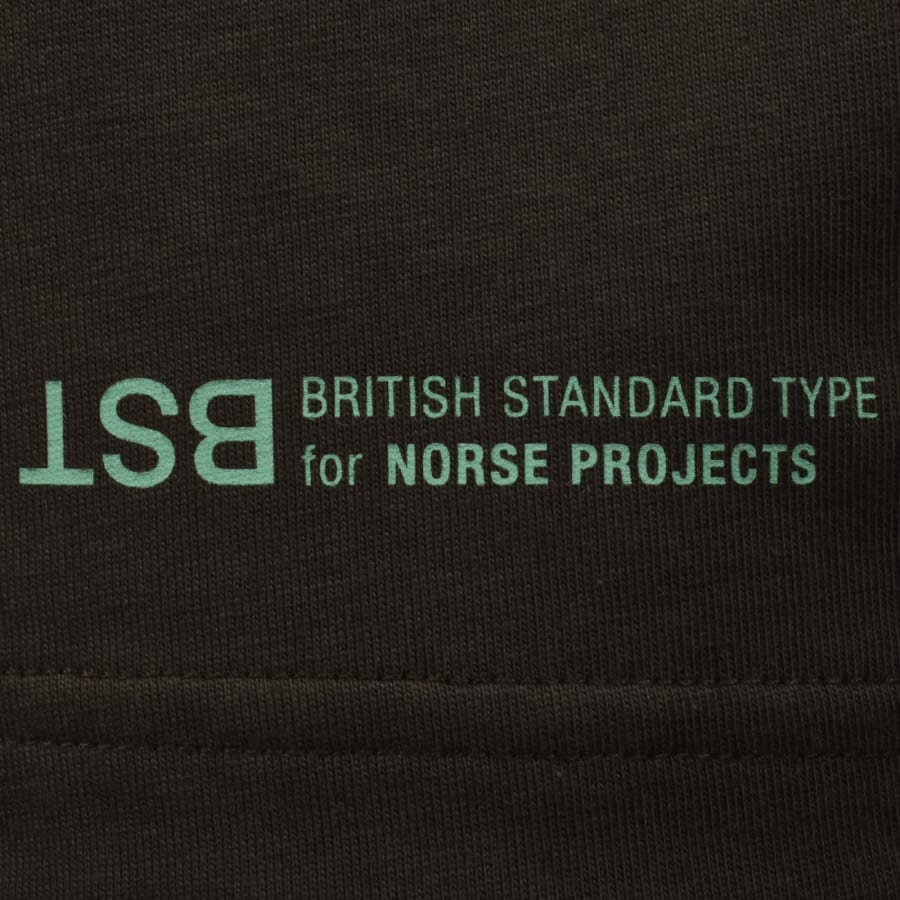 Image number 4 for Norse Projects X BST Print T Shirt Brown