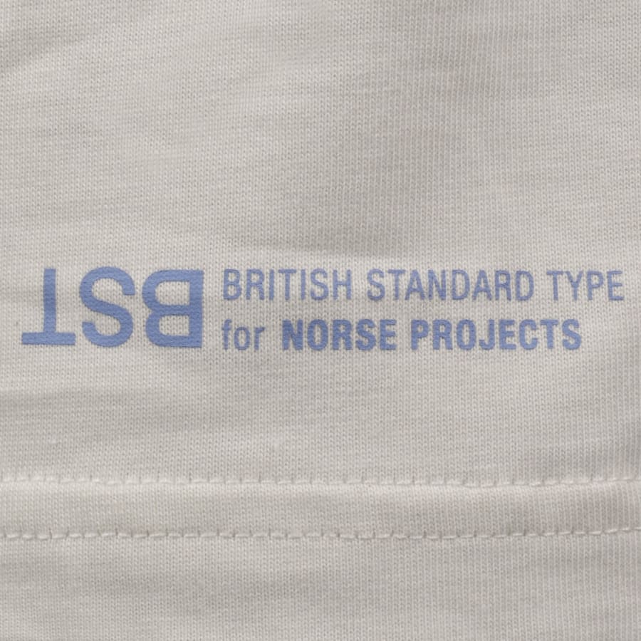 Image number 4 for Norse Projects X BST Print T Shirt White
