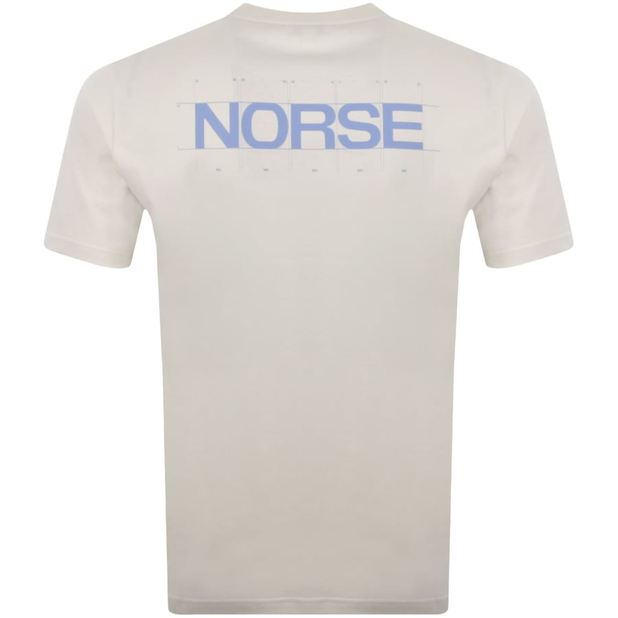 Image number 5 for Norse Projects X BST Print T Shirt White