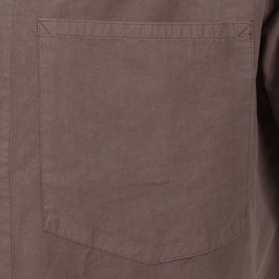 Image number 3 for Norse Projects Mols Tencel Shirt Brown