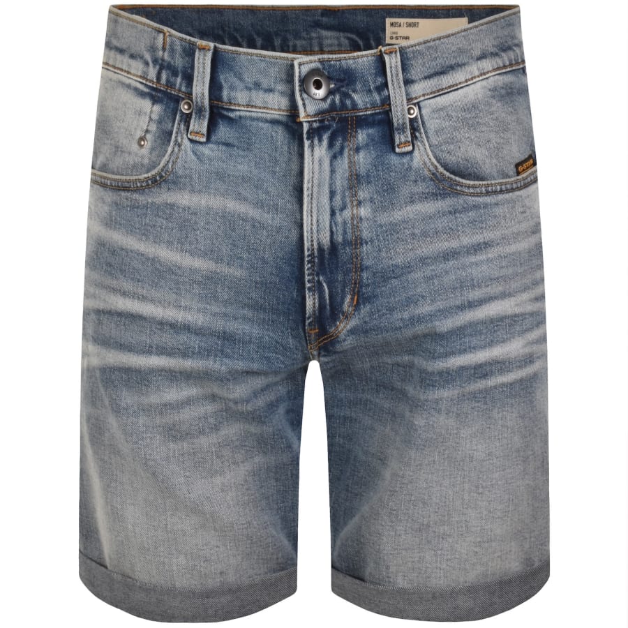 Image number 2 for G-Star Mosa Denim Shorts Light Indigo Blue