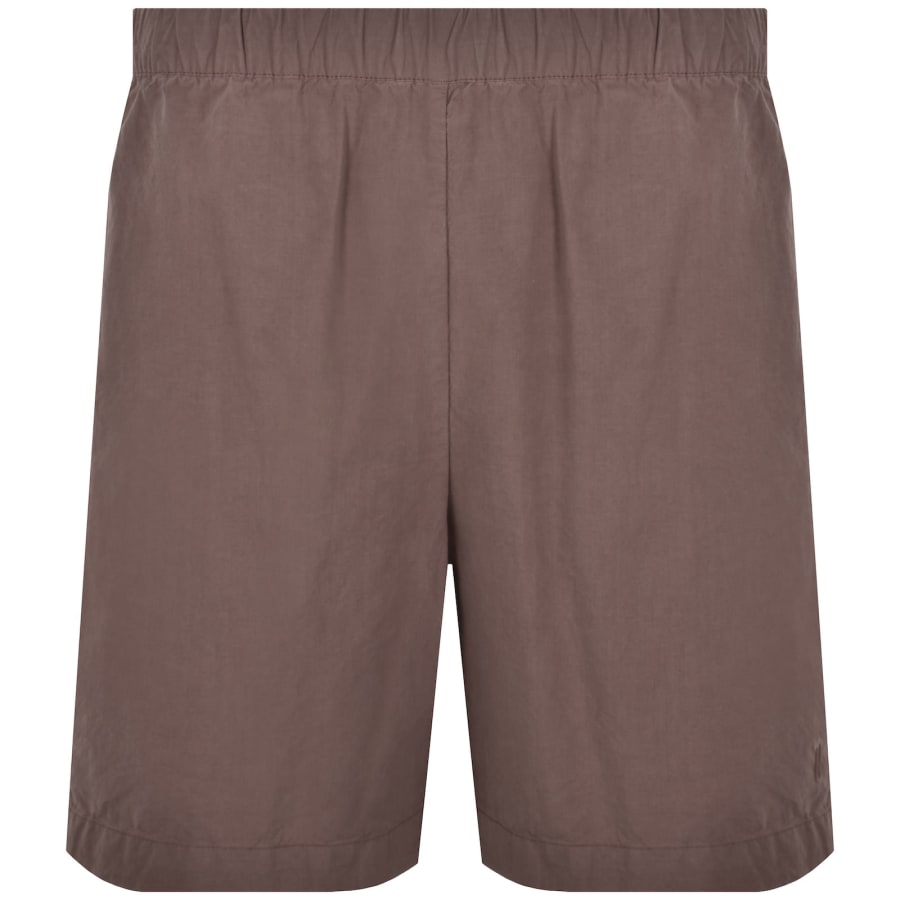 Image number 2 for Norse Projects Aurland Tencel Shorts Brown