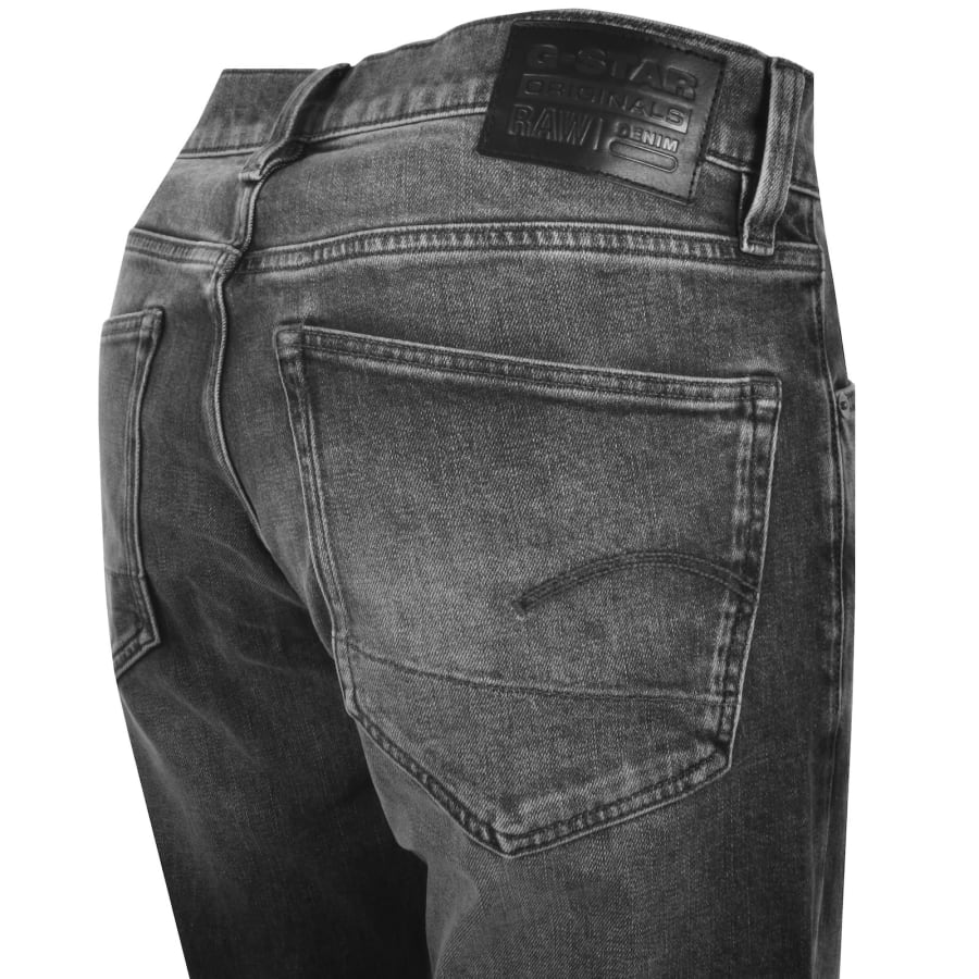 Image number 4 for G-Star 3301 Tapered Jeans Washed Black