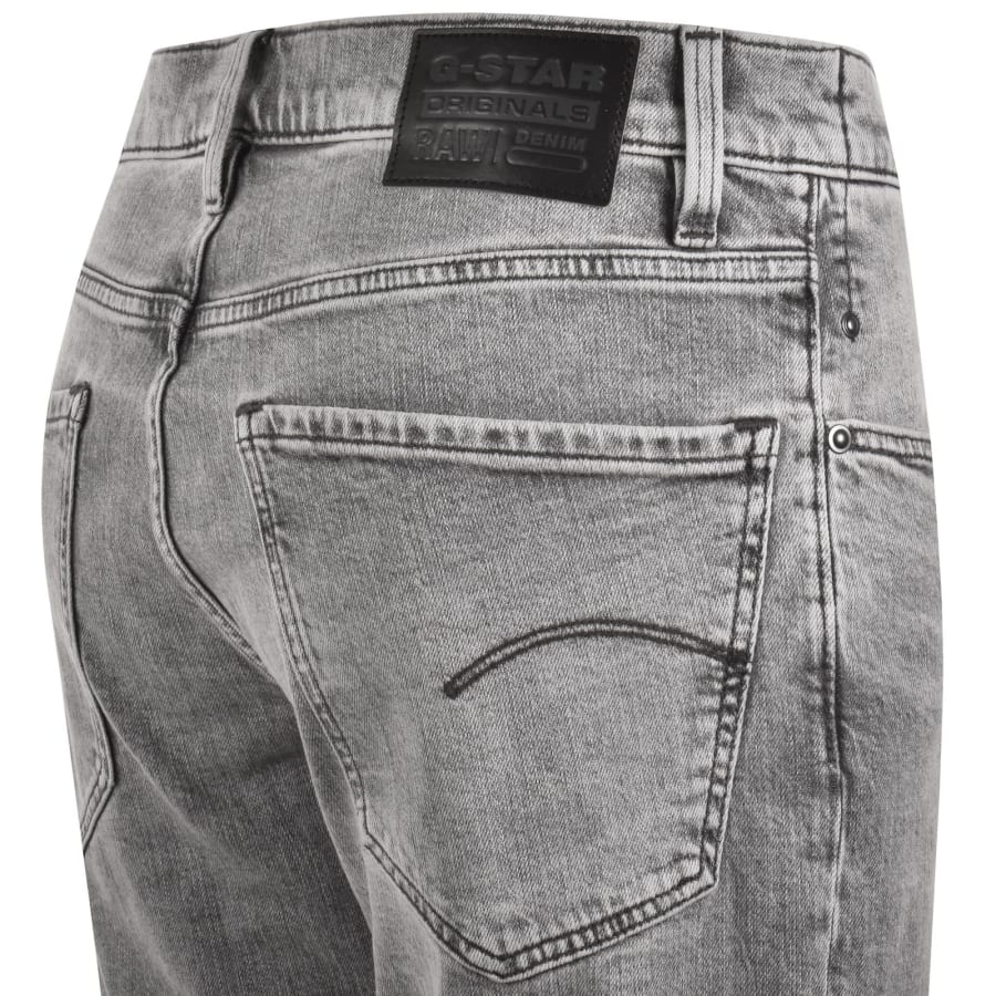 Image number 4 for G-Star Mosa Straight Jeans Faded Grey