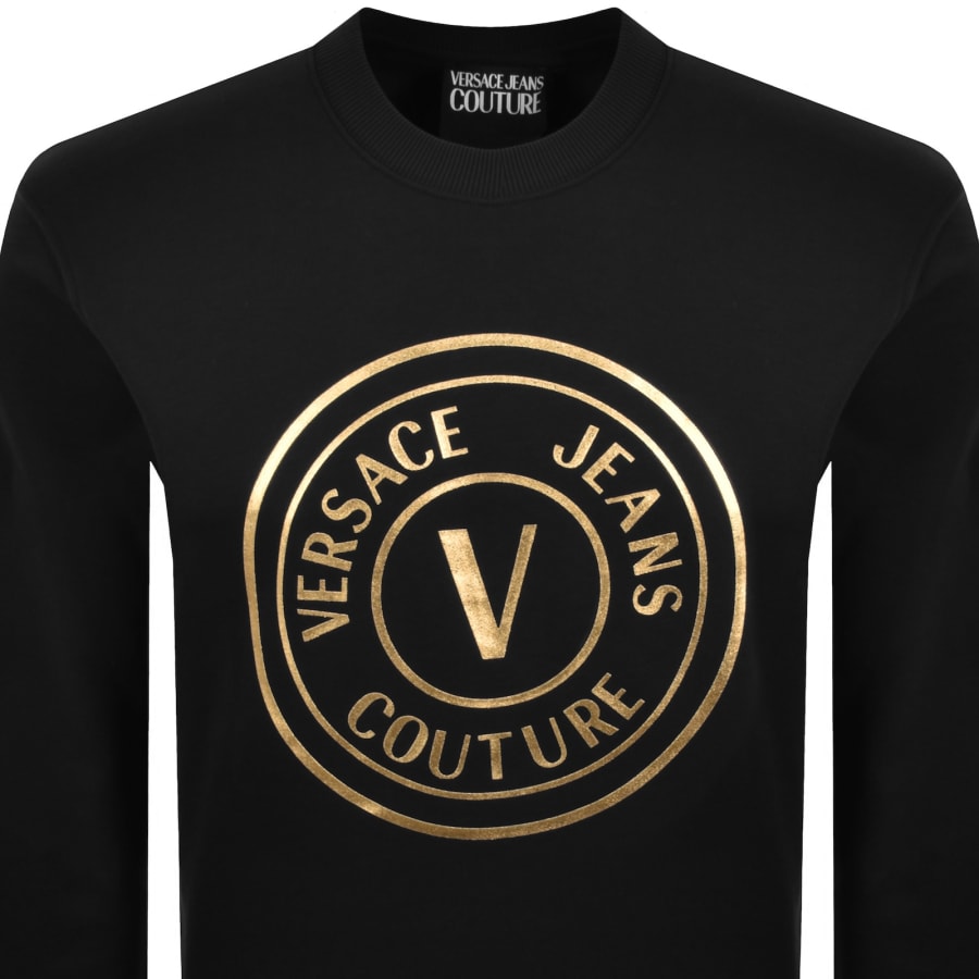 Image number 2 for Versace Jeans Couture Logo Sweatshirt Black