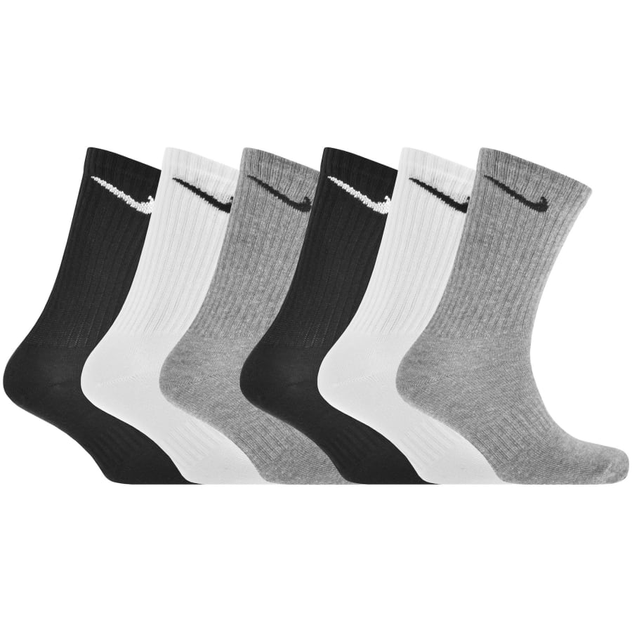 Image number 1 for Nike 6 Pack Crew Socks