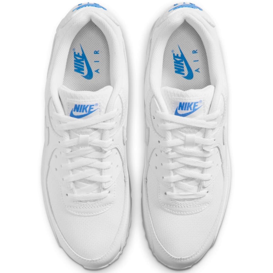 Image number 3 for Nike Air Max 90 Trainers White