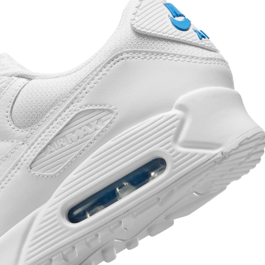 Image number 4 for Nike Air Max 90 Trainers White