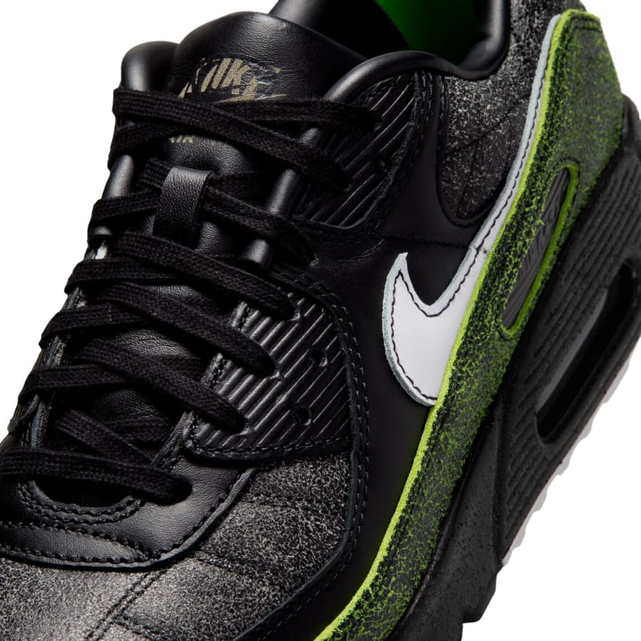Image number 4 for Nike Air Max 90 Tiempo Trainers Black