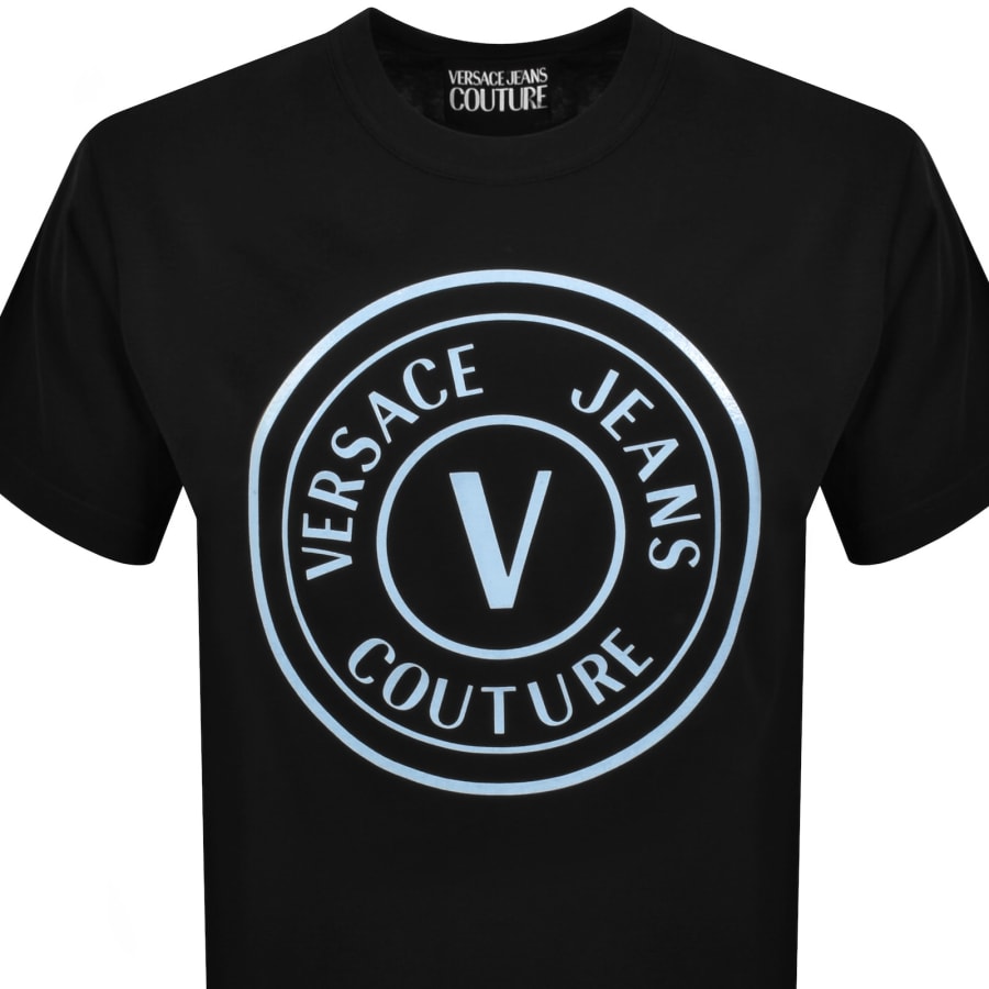 Image number 2 for Versace Jeans Couture Emblem T Shirt Black