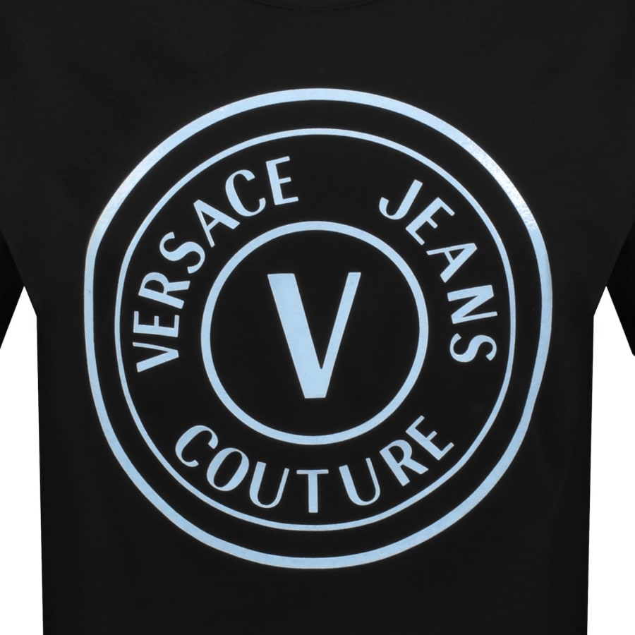 Image number 3 for Versace Jeans Couture Emblem T Shirt Black