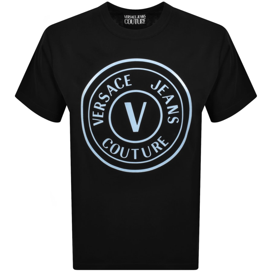 Image number 1 for Versace Jeans Couture Emblem T Shirt Black