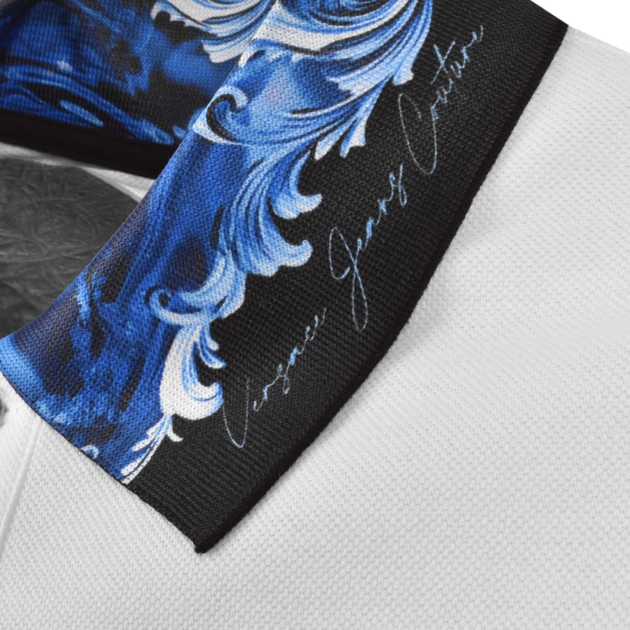 Image number 3 for Versace Jeans Couture Abyss Polo T Shirt White