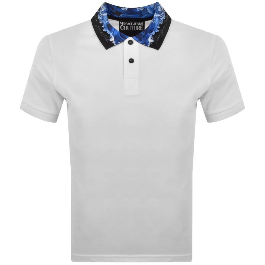 Image number 1 for Versace Jeans Couture Abyss Polo T Shirt White